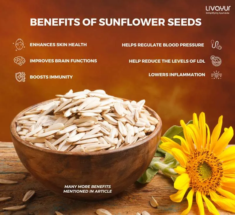 Ayurvedic Benefits of Sunflower Seeds 1