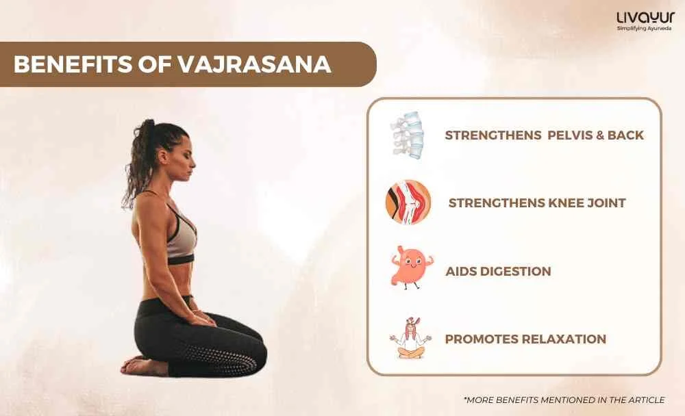 Vajrasana Health Benefits of Vajrasana How to Do It 1