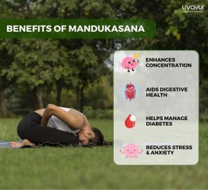 Mandukasana Frog Pose Benefits How to do it Step by Step 1