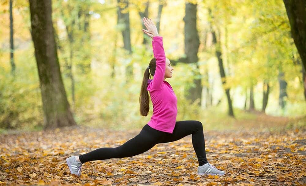 virabhadrasana warrior pose 