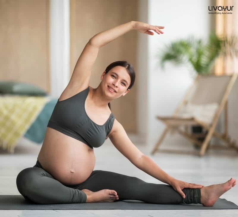 Safe yoga poses during pregnancy