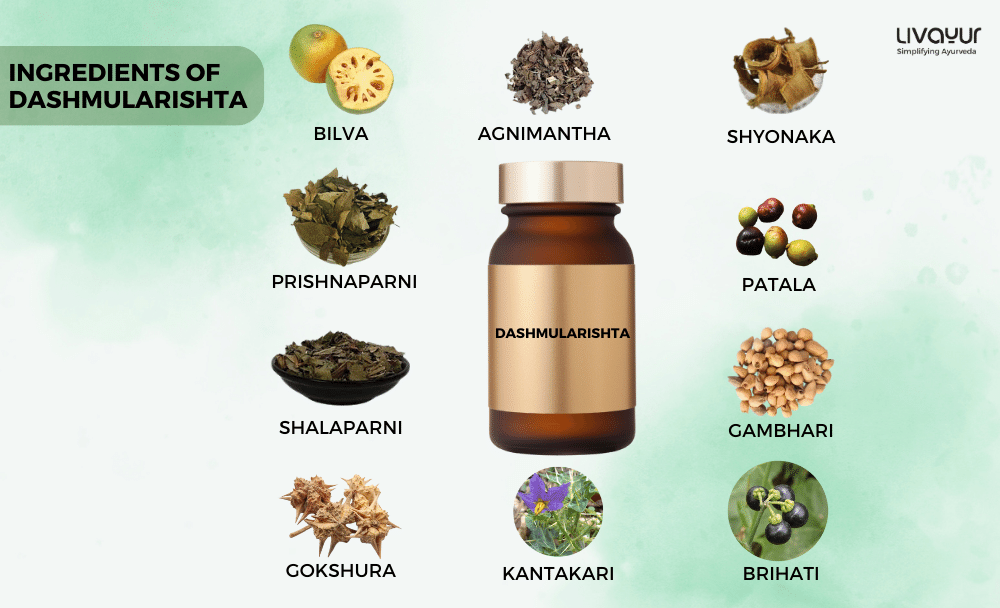 dashmularishta benefits