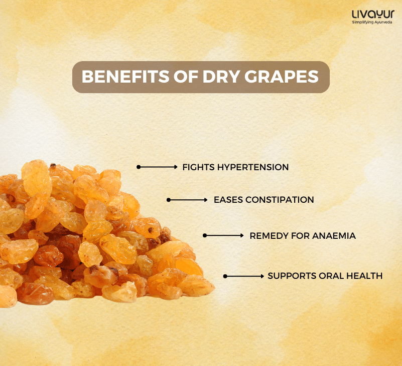 dry grapes benefits