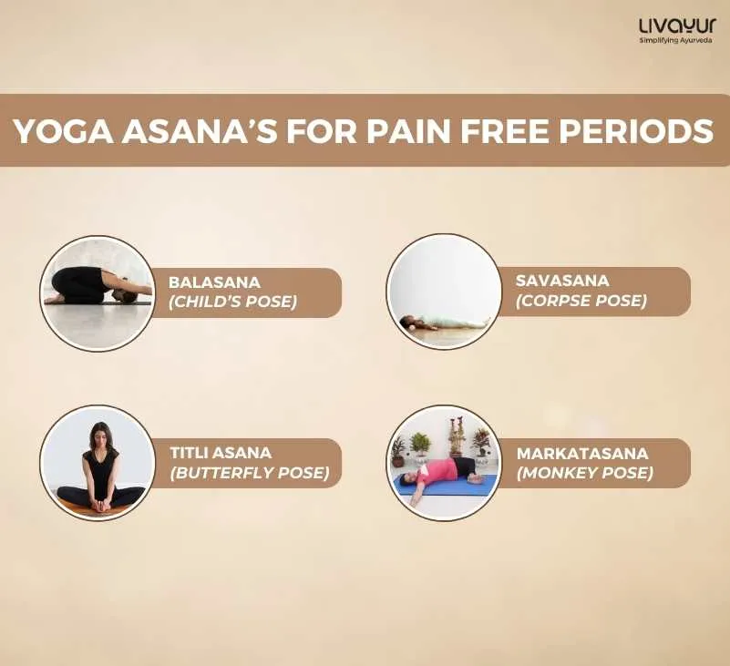 Yoga asanas for pain free period 1
