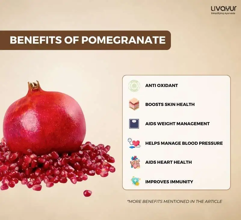 15 Benefits of Pomegranate 1