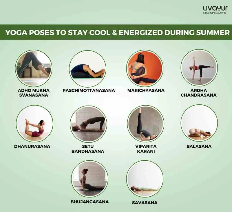 10 Yoga Poses to Stay Cool and Energized During Summer
